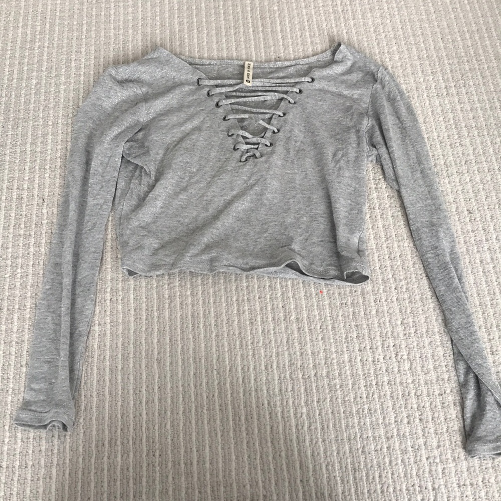 Sparkley silver top